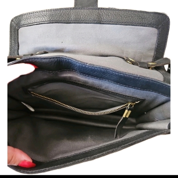 Madwell The Sketcbook Black Leather Bag - Picture 9 of 12